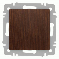 ЭРА Intro Accent мех. выкл. (перекл.) СУ 1 кл. перекрест. 10А 250В, венге 6-108-10