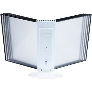 Демосистема настольная OfficeSpace с 10 панелями А4, черная Арт.359493