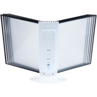 Демосистема настольная OfficeSpace с 10 панелями А4, черная Арт.359493