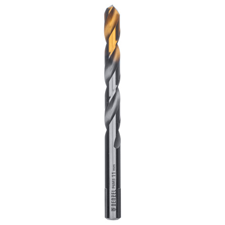 Сверло спиральное по металлу 11 x 142 мм, Р6М5, Golden Tip  Denzel