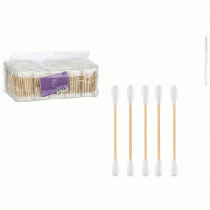 Палочки ватные бамбуковые (5упак по 200шт,цена за 1000шт) 109022 Идеальная