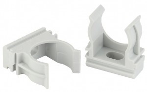 ЭРА Крепеж-клипса (cерый) для трубы d32мм (5шт) 3444