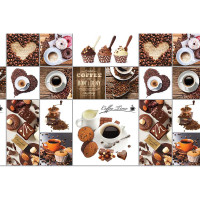 Скатерть Стиль с бейкой 135*110 577/2 Кофе Тверь