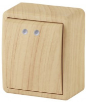 ЭРА Эксперт выкл. инд. ОУ 1 кл. 10А, сосна, 11-1202-11, Б0020659