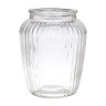 Ваза, 14х18,5 см, стекло, прозрачная