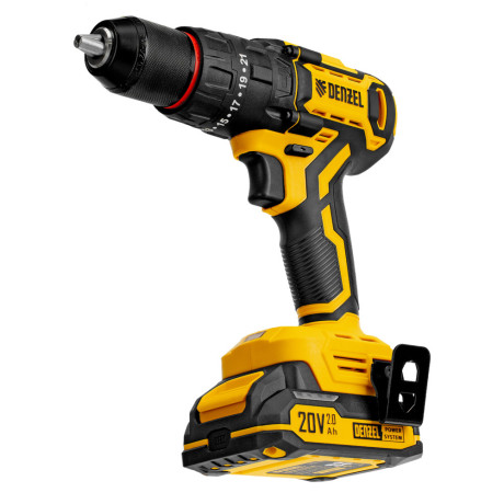Дрель-шуруповерт аккумуляторная ударная бесщет. CIDH-BL-20, Li-Ion, 20 В// Denzel