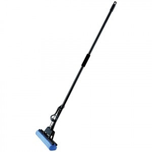 Швабра отжим. роликовый отжим, насадка PVA 27 см, чер. 110 см, Лайма 601466