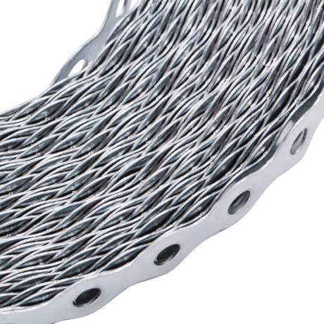 Лента перфорированная вентиляционная, "волна", 0.55 мм, LP VLN 1.2 см х 25 м, цинк Сибртех