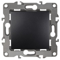 ЭРА 12 мех. выкл. СУ 1 кл. 10А без м.лапок, антрацит, автоклеммы 12-1001-05 0103