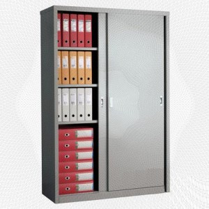 Мебель ПРАКТИК AMT1812 шкаф-купе, архивн.4полк.металл 1215х458х1800 135578