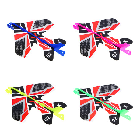 SILAPRO Самолет с запуском 20х16см, 1LED, 3xLR41, PP, пенопласт