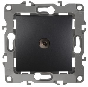 ЭРА 12 мех. роз. TV, СУ 1 мест. проходная, антрацит, автоклеммы 12-3102-05 2898