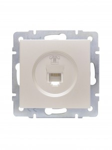 Lezard VESNA мех. роз. телеф СУ 1 мест. преламутр (RJ11) (корп. ABS) 742-3088-137