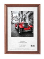 Фоторамка Image Art С20 10х15 дерев. сосны, махагон, вставка-прозр. пласт. 53093