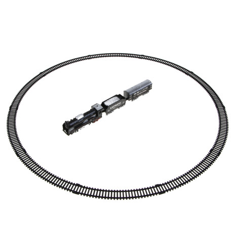 ИГРОЛЕНД Железная дорога "Ретро", движение ,свет , 2АА, PP, HIPS, 35,7х24х4,3см