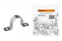 TDM скоба метал. оцинк. сталь 2-х лапковая d 31-32мм  (50шт/уп.,цена/шт) (50!) SQ0409-0018