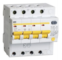 IEK дифф. автоматический выкл. АД14 4P 63А 30мА