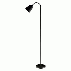 General LOFT св-к напольный торшер 60W E27 h=155см 125х130 ножной выкл метал/черный 801012