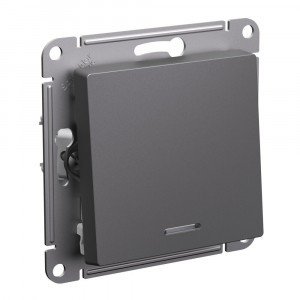 Systeme Electric AtlasDesign мех. выкл. (перекл. проходной) СУ 1 кл. (инд.) БАЗАЛЬТ ATN001463 (5!)