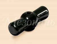 МЕЗОНИНЪ Ручка фарфор для поворотного выключателя, черный GE70001-05