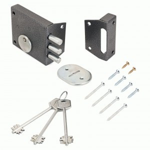 Д-град Зенит ЗН4-1серебро Замок накладной  (20)