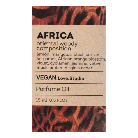 Парфюмерное масло Vegan.Love.Studio, Africa, 15 мл