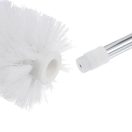 VETTA Ёрш для туалета напольный, хром, стекло, нерж.сталь