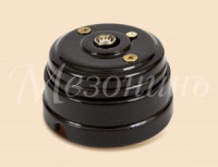 МЕЗОНИНЪ роз. ОУ 1 мест. ТВ, оконечная (SAT) с рамкой (D70x45), черный фарфор GE70321-05