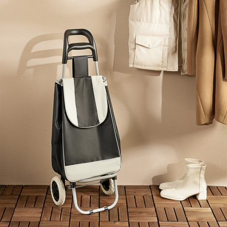 Тележка + сумка, до 30кг тм VETTA брезент, 36х26х95см, 28л, колеса ЭВА d16см