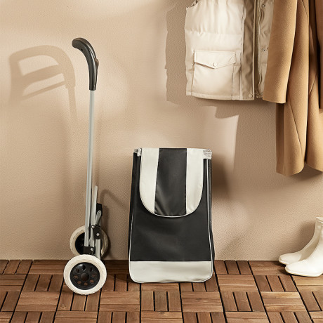 Тележка + сумка, до 30кг тм VETTA брезент, 36х26х95см, 28л, колеса ЭВА d16см