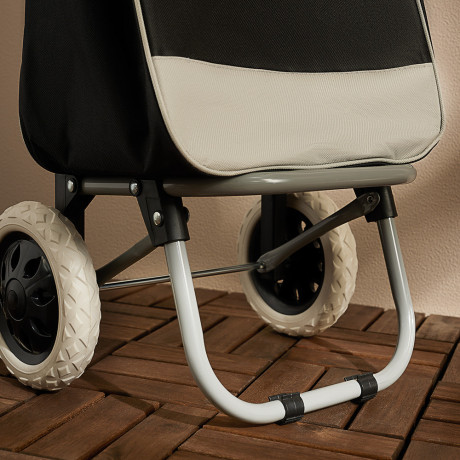 Тележка + сумка, до 30кг тм VETTA брезент, 36х26х95см, 28л, колеса ЭВА d16см