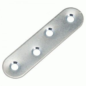 Пластина мебельная крепежная Кунгур ПК-80 цинк (500,10)