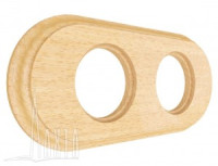 МЕЗОНИНЪ РЕТРО рамка СУ 2 мест. овал, дерево, бук натуральный, Лахта СенатЪ GE70842-25