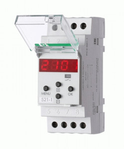 Евроавтоматика реле времени PCZ-521-1 (ТЭ-15) 16А 24-264В AC/DC 1 канал-125 пар, на DIN EA02.002.010