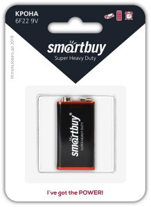 Э/п Smartbuy 6F22 (крона) BL1 SBBZ-9V01B