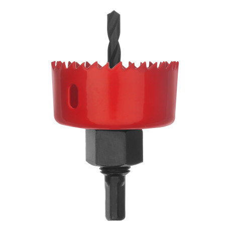 Набор для установки врезных замков, 22 мм х 54 мм, перовое сверло, кольцевая пила Matrix