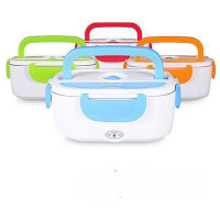 Ланч-бокс 2отдел. 10*25см от прикуривателя 515AL (32)