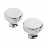 Ручка-кнопка мебельная Knob AP2701 CP хром 2шт (цена за пару (25, 250) StahlBuro