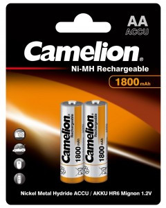 Ак-р Camelion R6 1800mAh Ni-MH BL2
