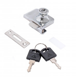 Замок мебельный витринный 805 на 2 стекла StahlBuro (240,12)