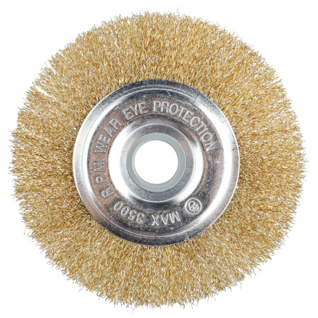 ЕРМАК Щетка металл. для УШМ 150мм/22мм, плоская