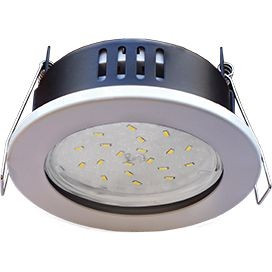 Ecola GX53-H9 св-к  IP65 Белый 98x55 FW5365ECB (10!)