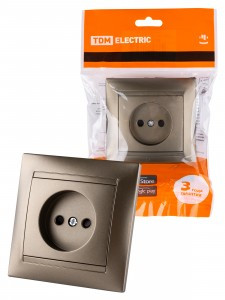 TDM Лама роз. СУ 1мест. 10А (шторки) бронза SQ1815-0710