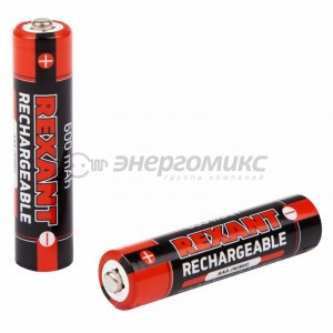 REXANT Ак-р R03 1.2V 600мАч блистер 2 шт,30-1406