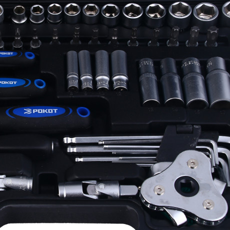 РОКОТ Набор автомобильных инструментов 123 предмета