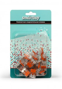 Smartbuy клемма СМК 221-412 с рычагом 2х(0,08-2,5(4)мм2), 32А, (уп.12шт, цена за уп) SBE-ccwcc-2-rp