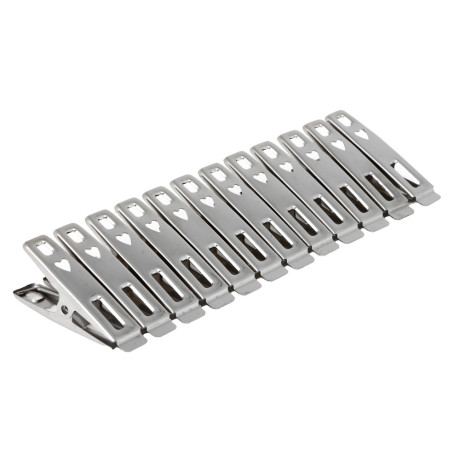 Набор прищепок тм VETTA, нержавеющая сталь, 12шт