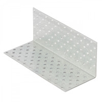 Крепежный уголок равносторонний 2 мм, KUR 80 x 80 x 200 мм Сибртех