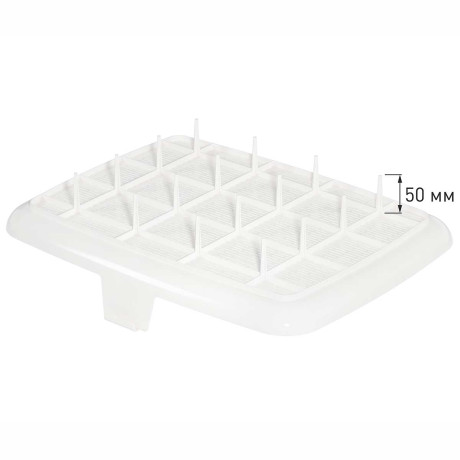 Лоток с бортом и сеткой бежевый БШ8574 х4