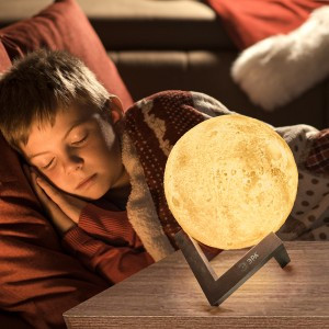 ЭРА св-к-ночник св/д ЛУНА 1W NLED-491-1W-W d150мм, 2режима, сенсор. диммер (Li акк., USB) 3485